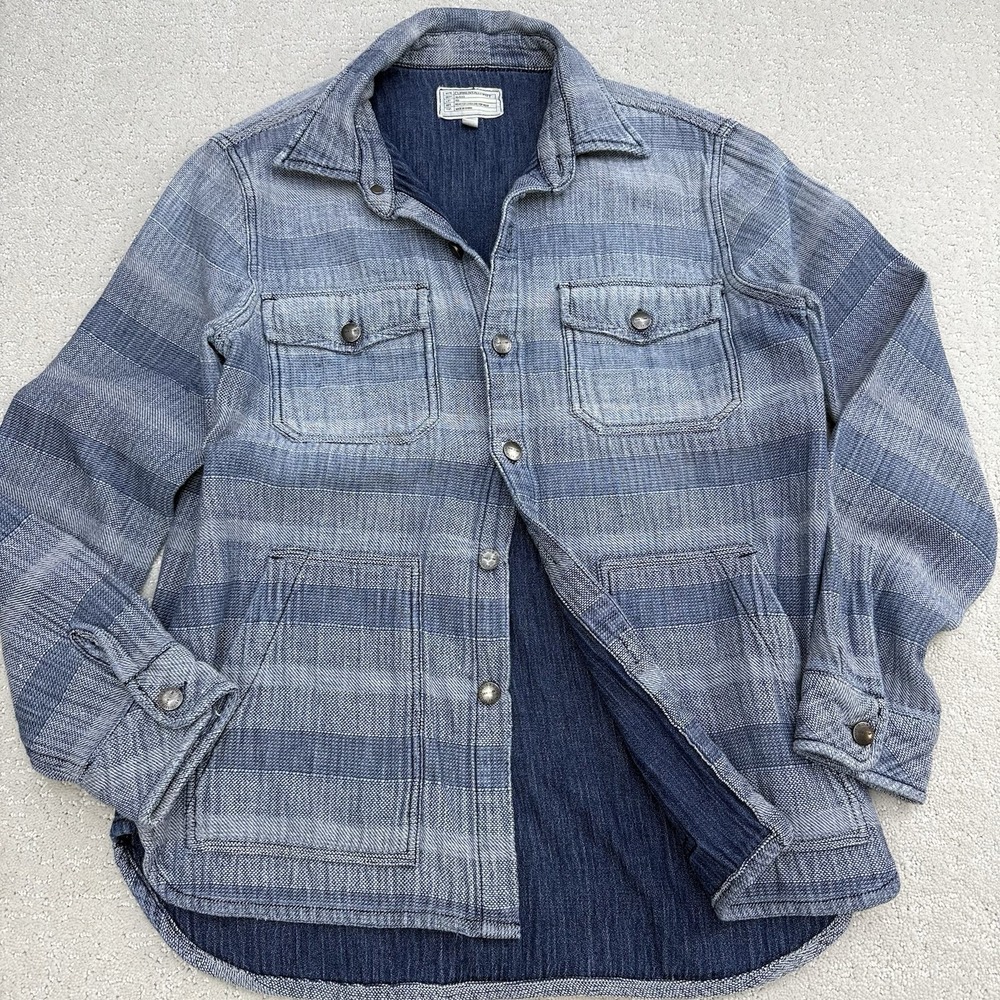 Current/Elliott "The Patch Pocket" Ombr Stripe De… - image 2